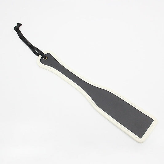 Black & Glow In The Dark Bdsm Paddle By Love In Leather - Paddles And Slappers