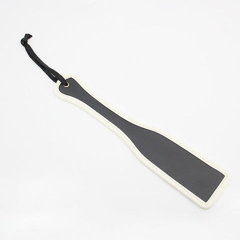 Black & Glow In The Dark Bdsm Paddle By Love In Leather - Paddles And Slappers