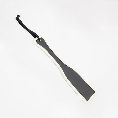 Black & Glow In The Dark Bdsm Paddle By Love In Leather - Paddles And Slappers