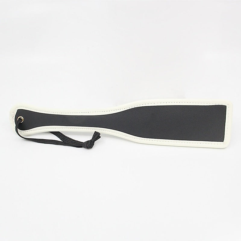 Black & Glow In The Dark Bdsm Paddle By Love In Leather - Paddles And Slappers