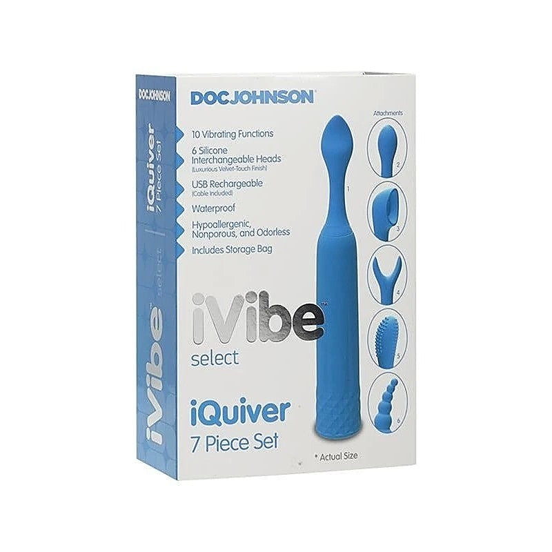 Ivibe Select Iquiver 7 Piece Set By Doc Johnson - Personal Massagers
