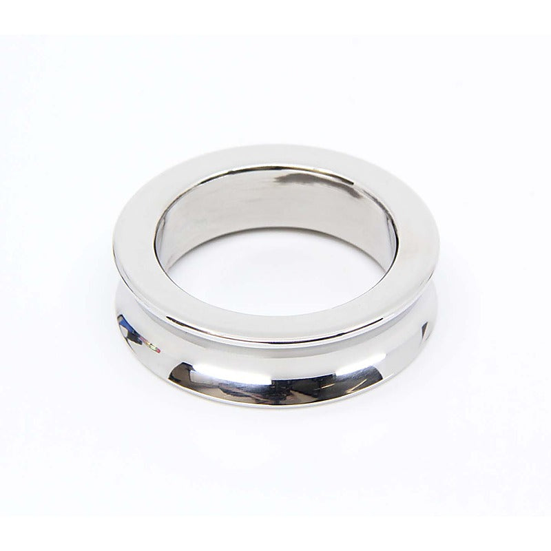 Stainless Steel Fat Boy Cock Ring by Love In Leather - Steel Cock Rings