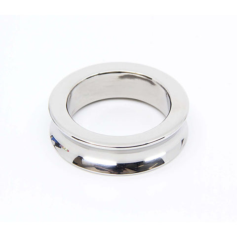 Stainless Steel Fat Boy Cock Ring by Love In Leather - Steel Cock Rings