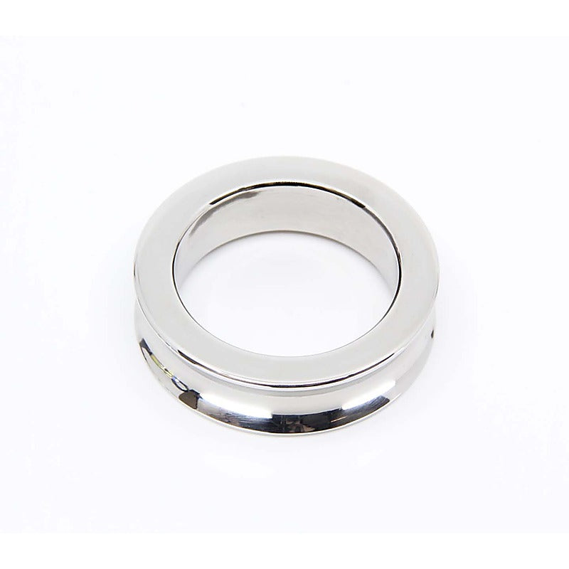 Stainless Steel Fat Boy Cock Ring by Love In Leather - Steel Cock Rings