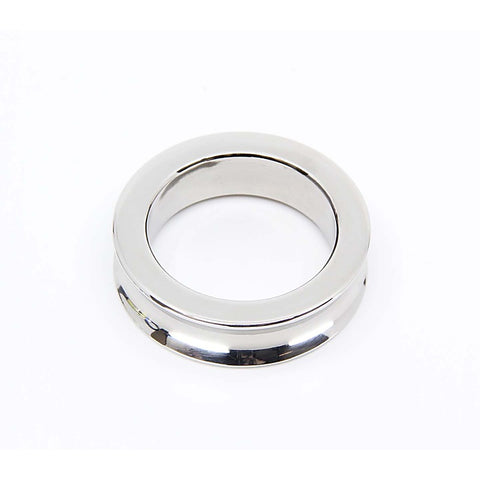 Stainless Steel Fat Boy Cock Ring by Love In Leather - Steel Cock Rings