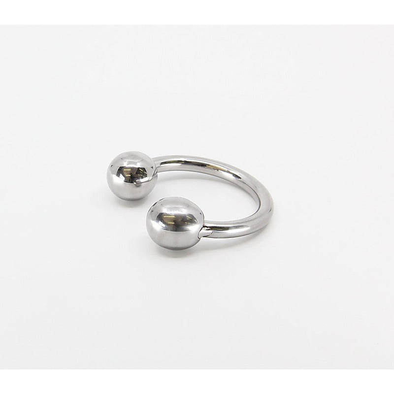 Stainless Steel Mens Glans Ring By Love In Leather - Steel Cock Rings