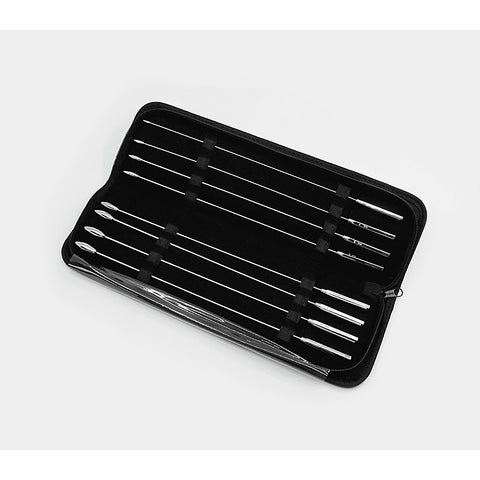 8 Piece Rosebud Dilator Sounding Kit By Love In Leather - Urethral Sounds