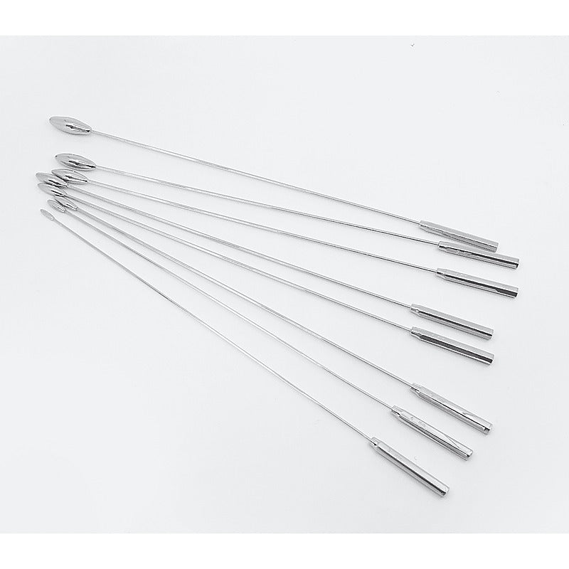8 Piece Rosebud Dilator Sounding Kit By Love In Leather - Urethral Sounds