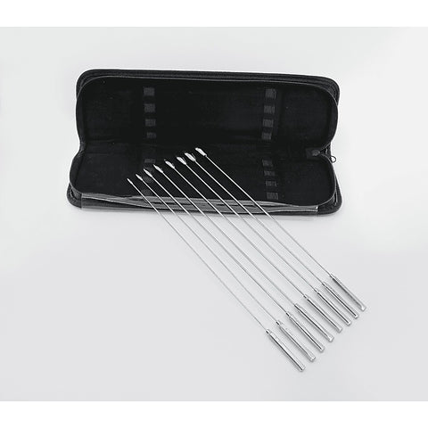 8 Piece Rosebud Dilator Sounding Kit By Love In Leather - Urethral Sounds