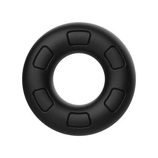 Playful Nero Liquid Silicone Thick Male C-Ring - Stretchy Cock Rings