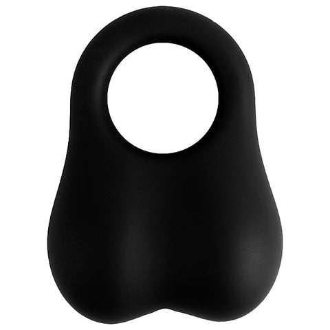 Nero Liquid Silicone Weighted Ball Ring By Evolved - Stretchy Cock Rings