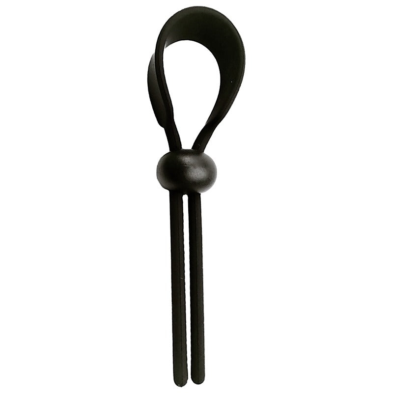 Nero Adjustable Silicone Wide Lasso Cock Ring By Evolved - Stretchy Cock Rings