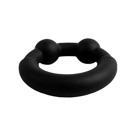 Nero Liquid Silicone Coated Metal C-Ring By Evolved - Stretchy Cock Rings