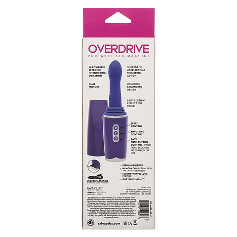 CelExotics Overdrive Portable Sex Machine Travel Thruster - Sex Machines