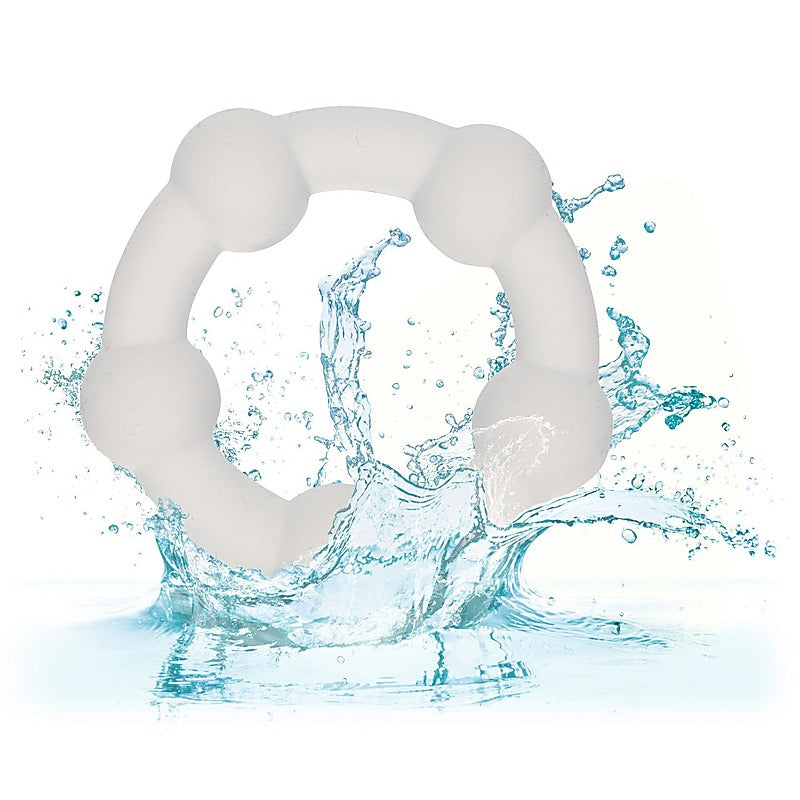 Alpha Liquid Silicone Beaded Cock Rings - Cock Ring Sets