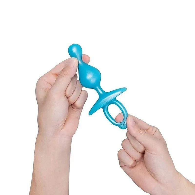 Butties Pop Beaded Silicone Butt Plug By B-Vibe - Butt Plugs