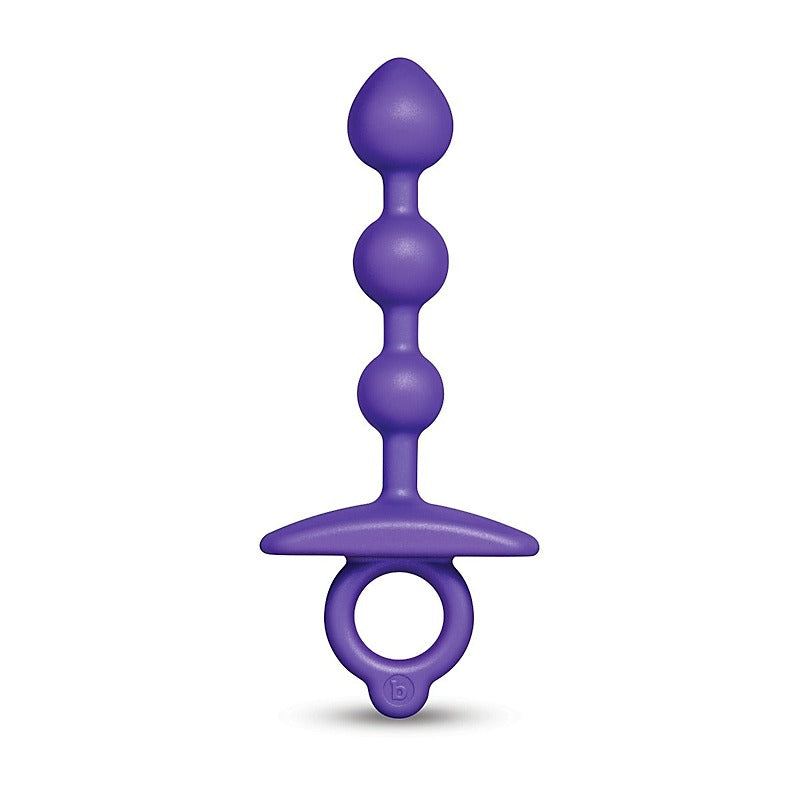 Butties Zip Silicone Anal Beads By B-Vibe - Anal Beads and Balls