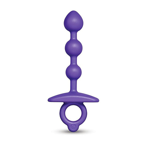 Butties Zip Silicone Anal Beads By B-Vibe - Anal Beads and Balls