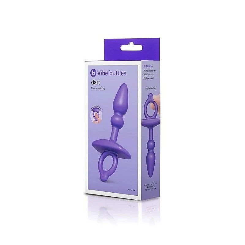 Butties Dart Silicone Anal Plug By B-Vibe - Butt Plugs