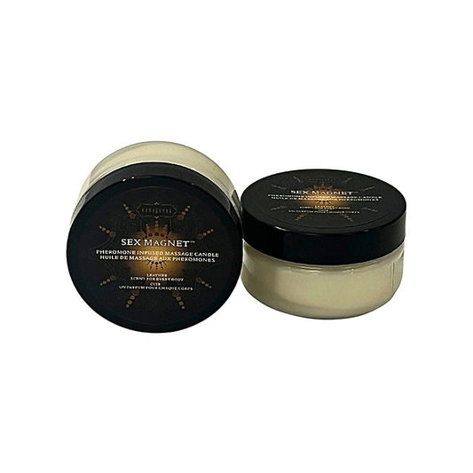 Kama Sutra LEATHER Sex Magnet Pheromone 1.7 oz Candle
