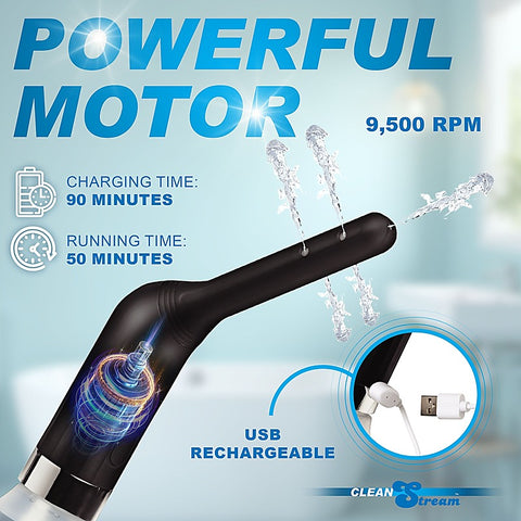 XR Brands CleanStream Automatic Rechargeable Enema Set - Enemas and Douches