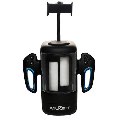 XR Brands Cyber Milker Stroking & Vibrating Masturbator