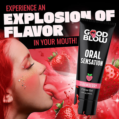 Good Blow Flavoured Oral Sensation Gel By Xr Brands - Lubricants and Lotions