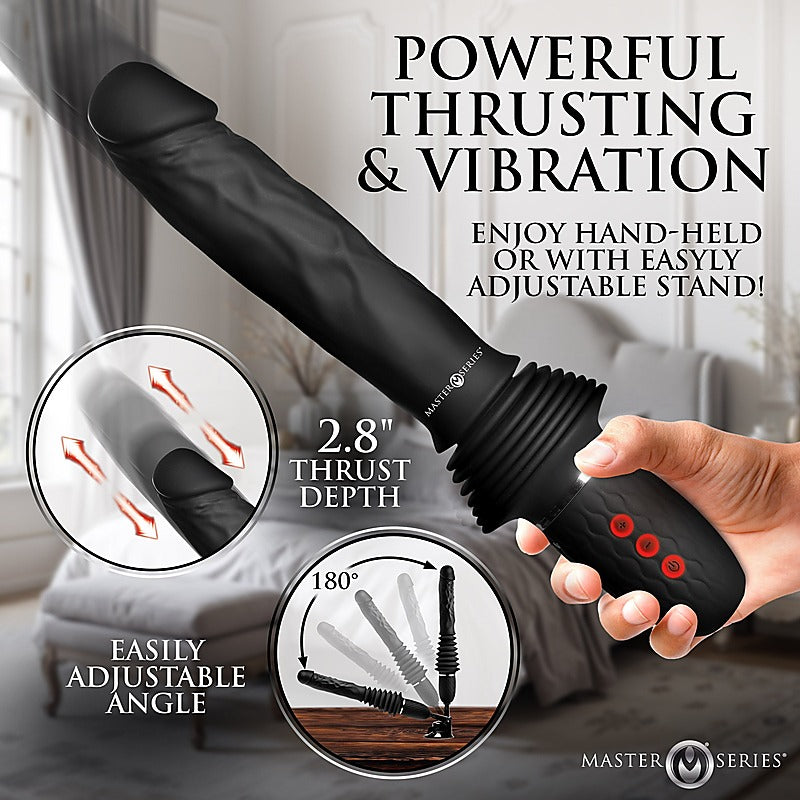 XR Brands Ultimate Power Pounder Vibrating Dildo - Vibrating Dildos