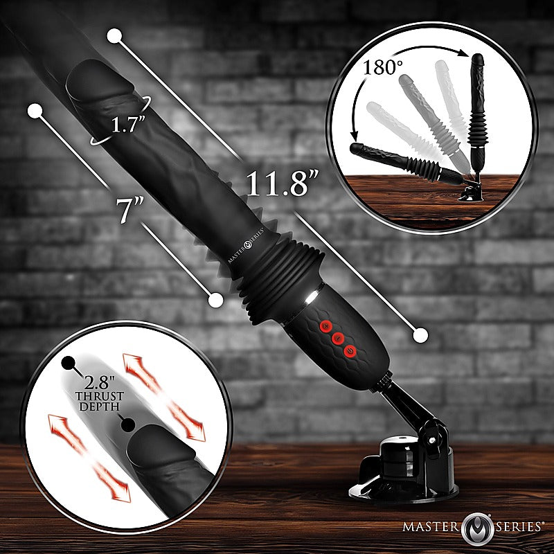 XR Brands Ultimate Power Pounder Vibrating Dildo - Vibrating Dildos
