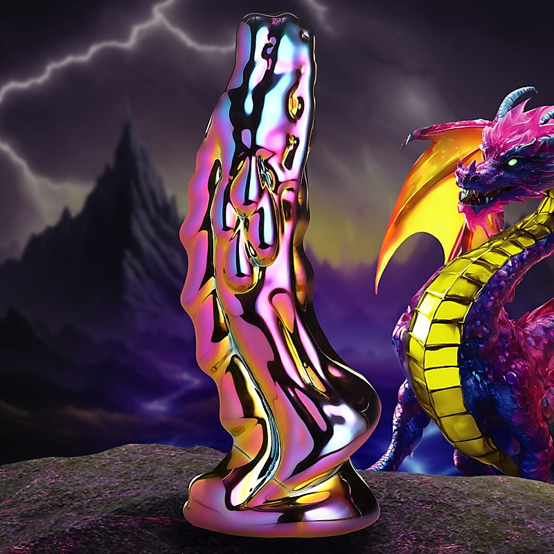 XR Brands Creature Cocks Dragon Glass Fantasy Dildo - Realistic Dildos
