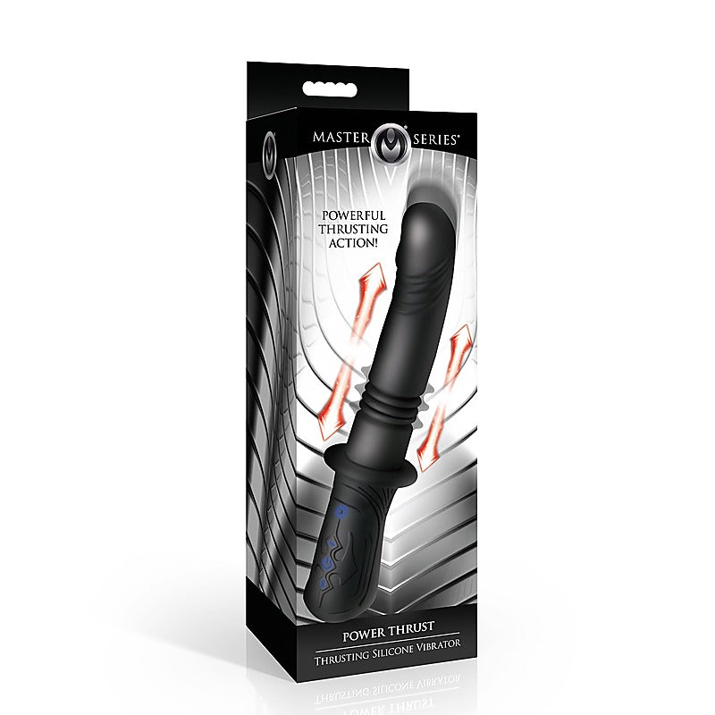 XR Brands Master Series Power Thrusting Vibrator - Vibrating Dildos