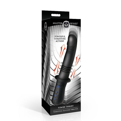 XR Brands Master Series Power Thrusting Vibrator - Vibrating Dildos