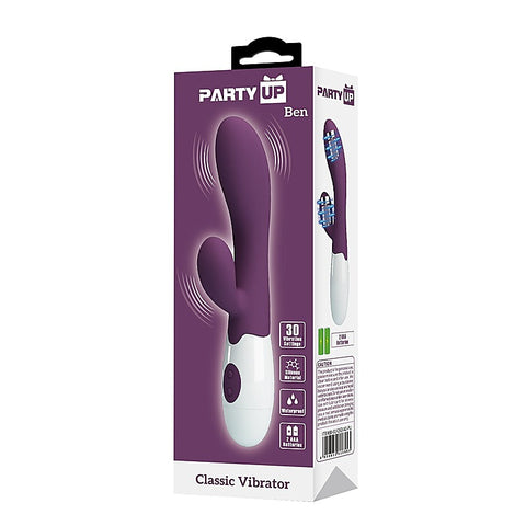 Party Up BEN Classic Multi Functions Rabbit Vibrator - Rabbit Vibrators