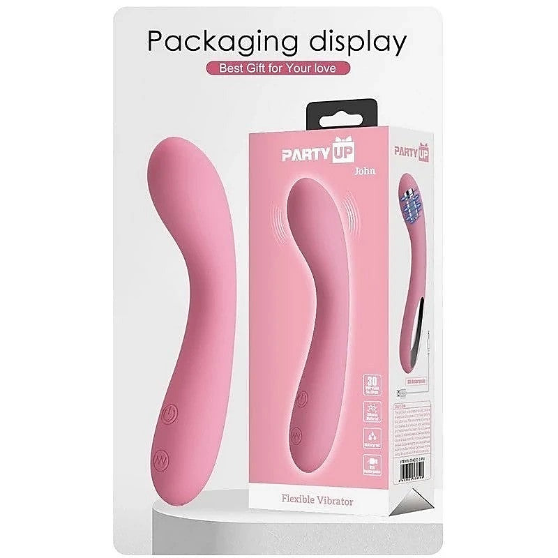 Party Up JOHN Flexible Rechargeable G-Spot Vibrator - G-Spot Vibrators