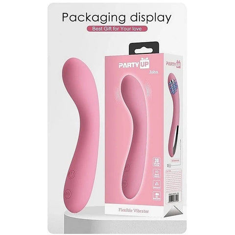 Party Up JOHN Flexible Rechargeable G-Spot Vibrator - G-Spot Vibrators