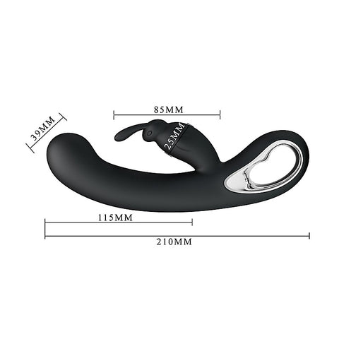 Party Up COLIN USB Rechargeable Rabbit Vibrator - Rabbit Vibrators