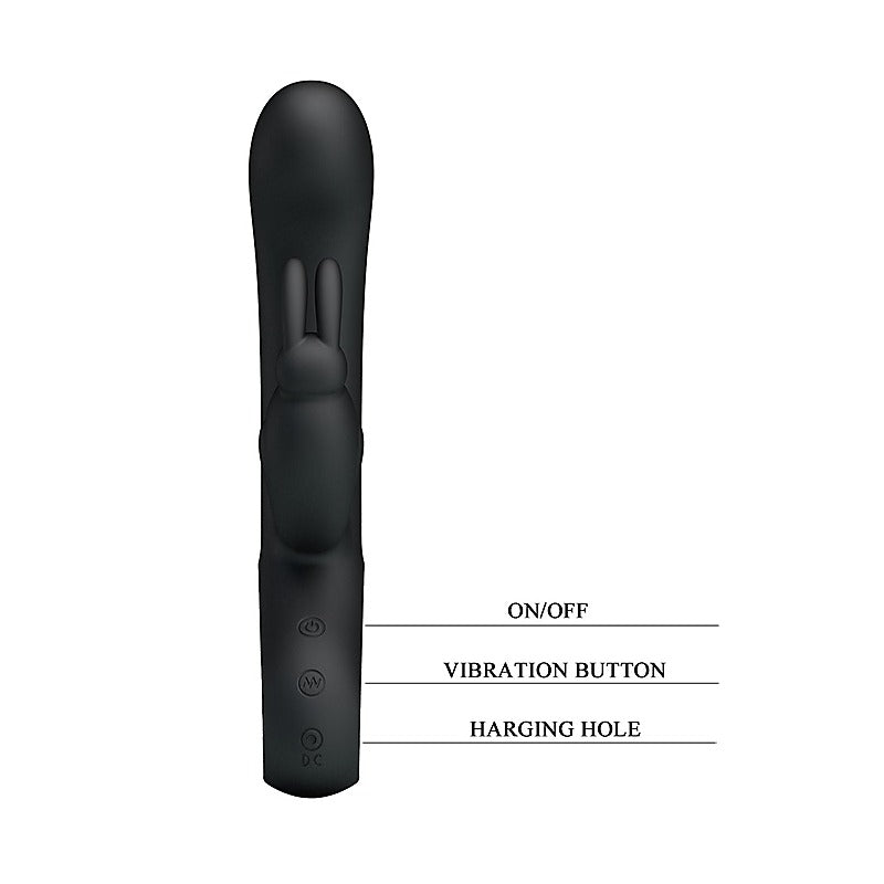 Party Up COLIN USB Rechargeable Rabbit Vibrator - Rabbit Vibrators