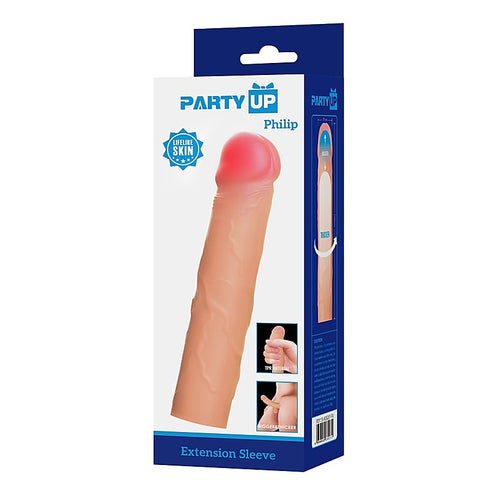 Party Up PHILIP 3 Inch Penis Extender Sleeve