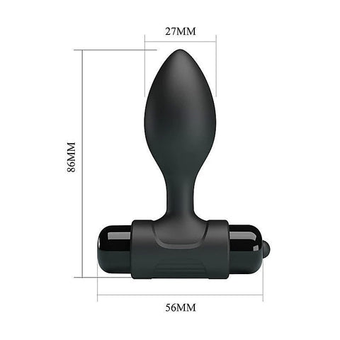 Party Up KEN Silicone Vibrating Butt Plug - Butt Plugs
