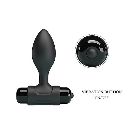 Party Up KEN Silicone Vibrating Butt Plug - Butt Plugs