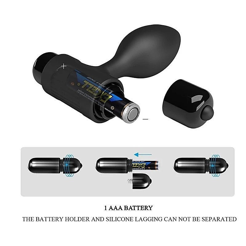 Party Up KEN Silicone Vibrating Butt Plug - Butt Plugs