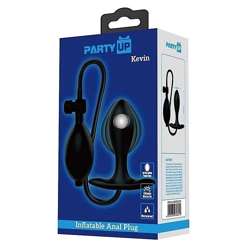Kevin Silicone Inflatable Butt Plug By Party Up - Butt Plugs