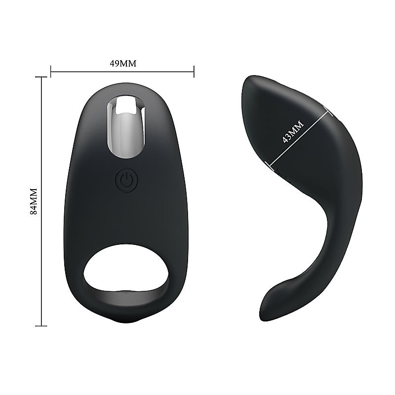 King Usb Rechargeable Cock Ring By Party Up - Vibrating Cock Rings