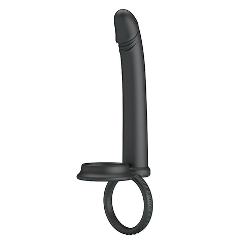 Martin Cock & Ball Rings With Double Penetrator By Party Up - Vibrating Cock Rings