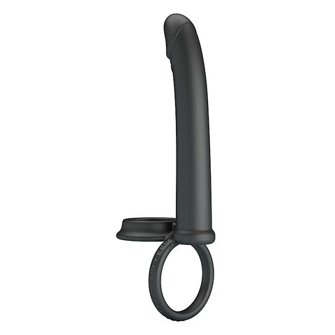 Martin Cock & Ball Rings With Double Penetrator By Party Up - Vibrating Cock Rings