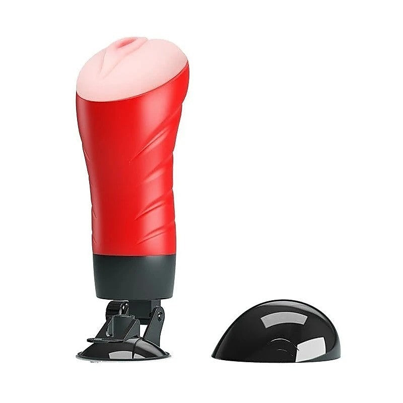 CRAZY BULL DELIA Suction Base Vibrating Vagina Stroker - Masturbators and Strokers
