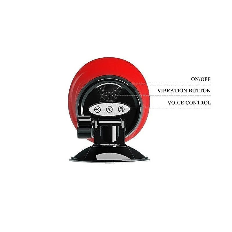 CRAZY BULL DELIA Suction Base Vibrating Vagina Stroker - Masturbators and Strokers