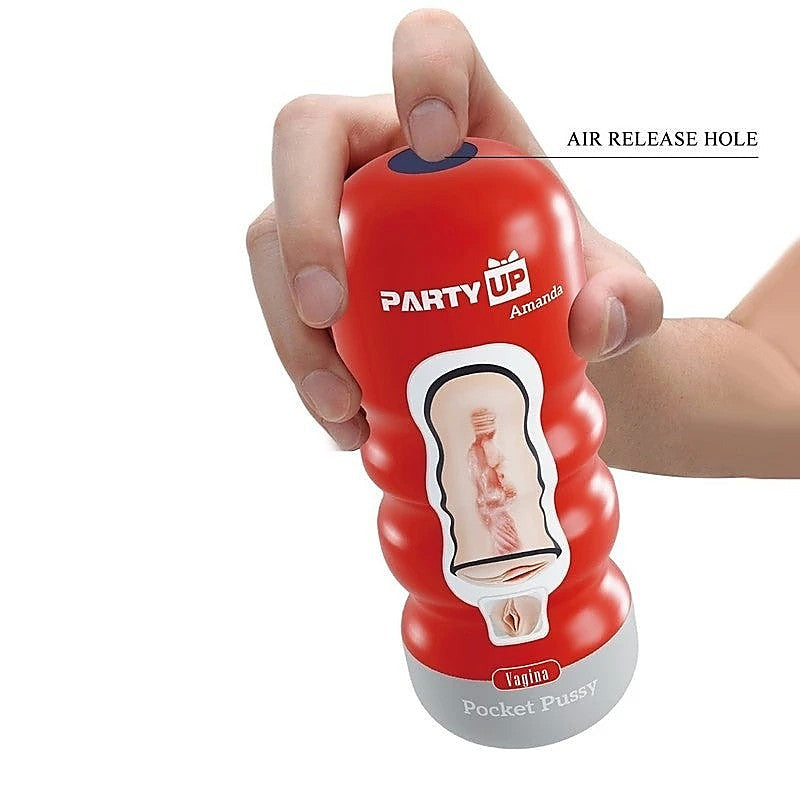 Amanda Pocket Pussy Male Stroker By Party Up - Masturbators and Strokers