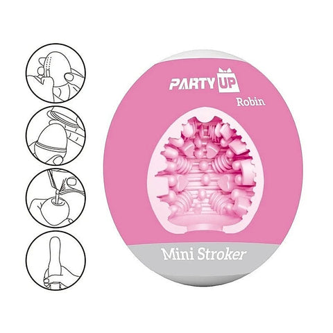 Party Up ROBIN Realistic Mini Male Stroker