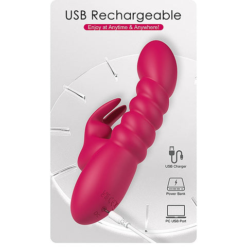 Party Up BRYNLYN USB Rechargeable Rabbit Vibrator - Rabbit Vibrators